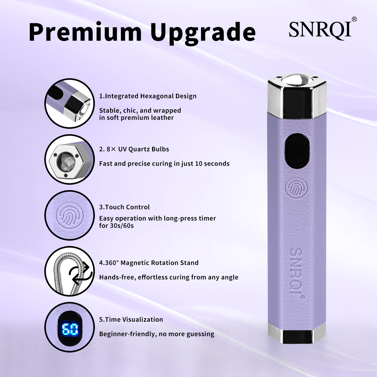 Lampe à ongles avec capteur AI-G6