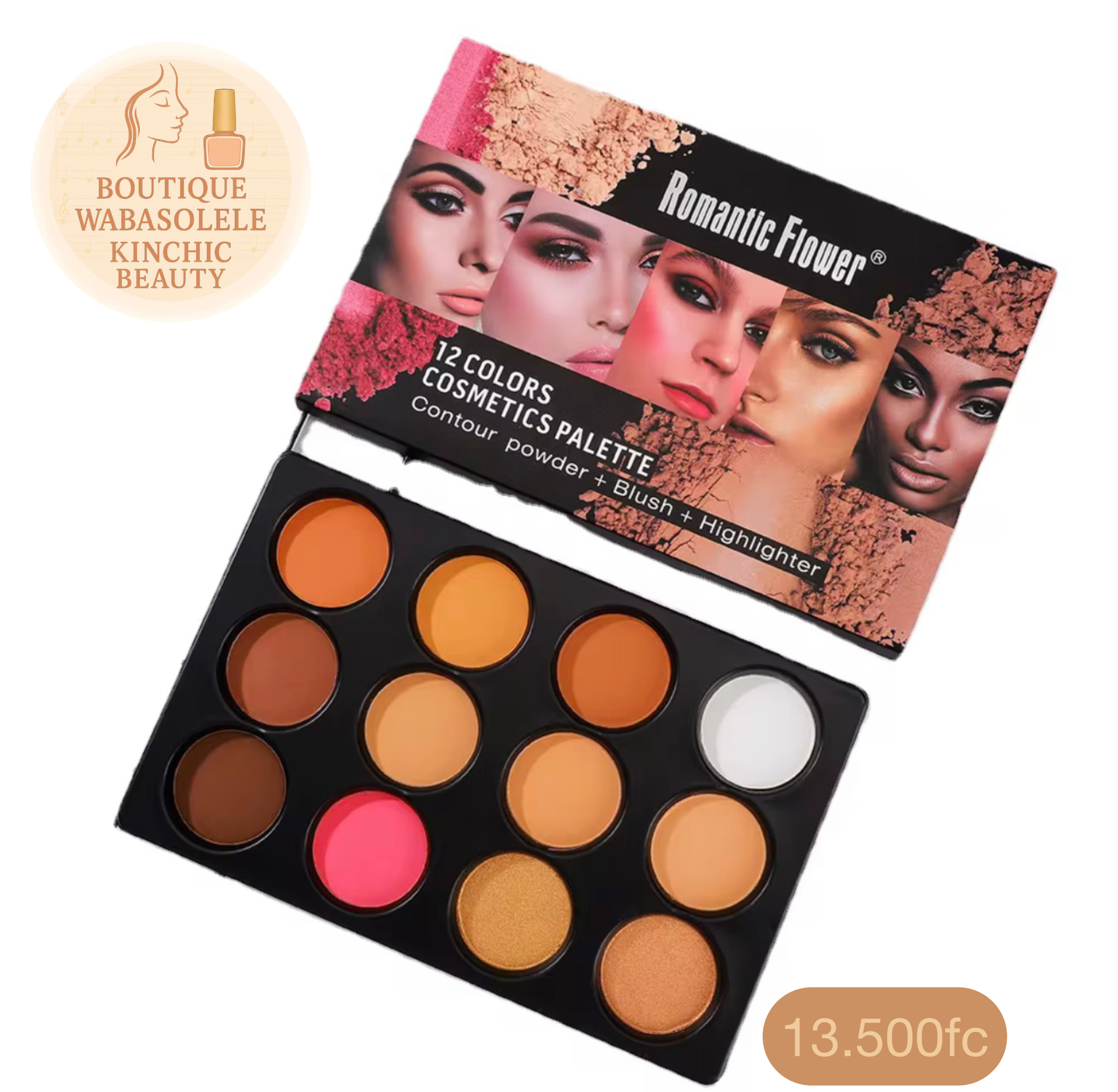 Palette de maquillage multifonction
