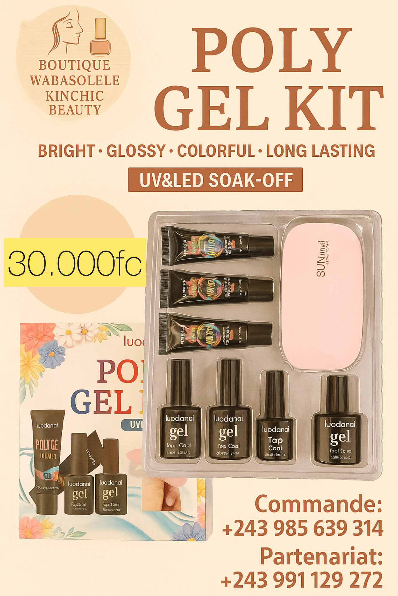 Kit Poly Gel