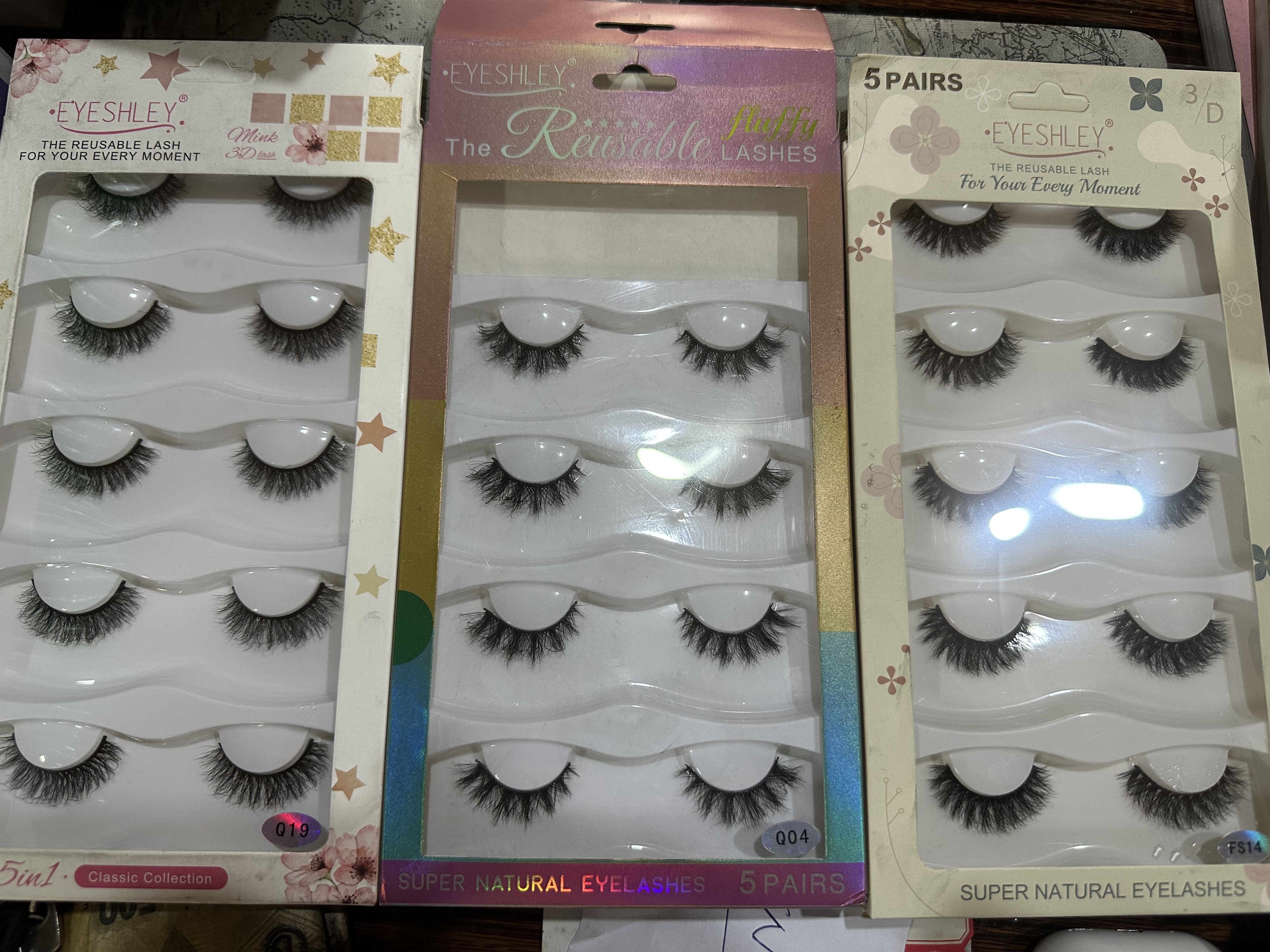 Lot de faux cils Eyeshley