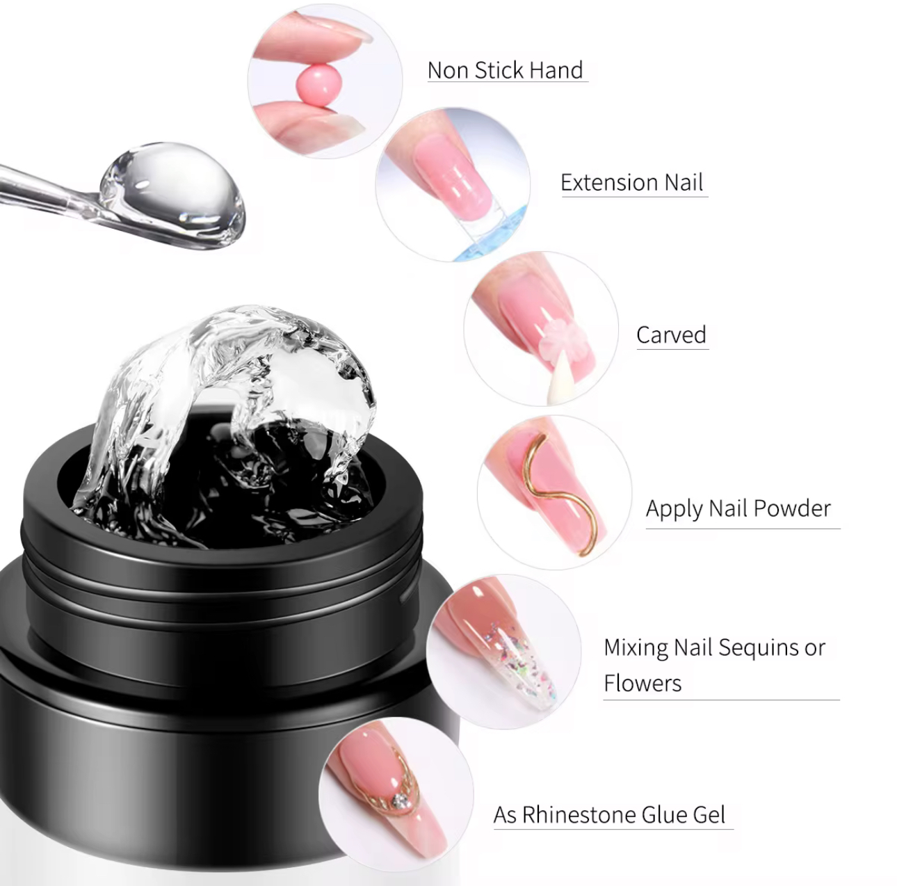 Gel de construction pour ongles