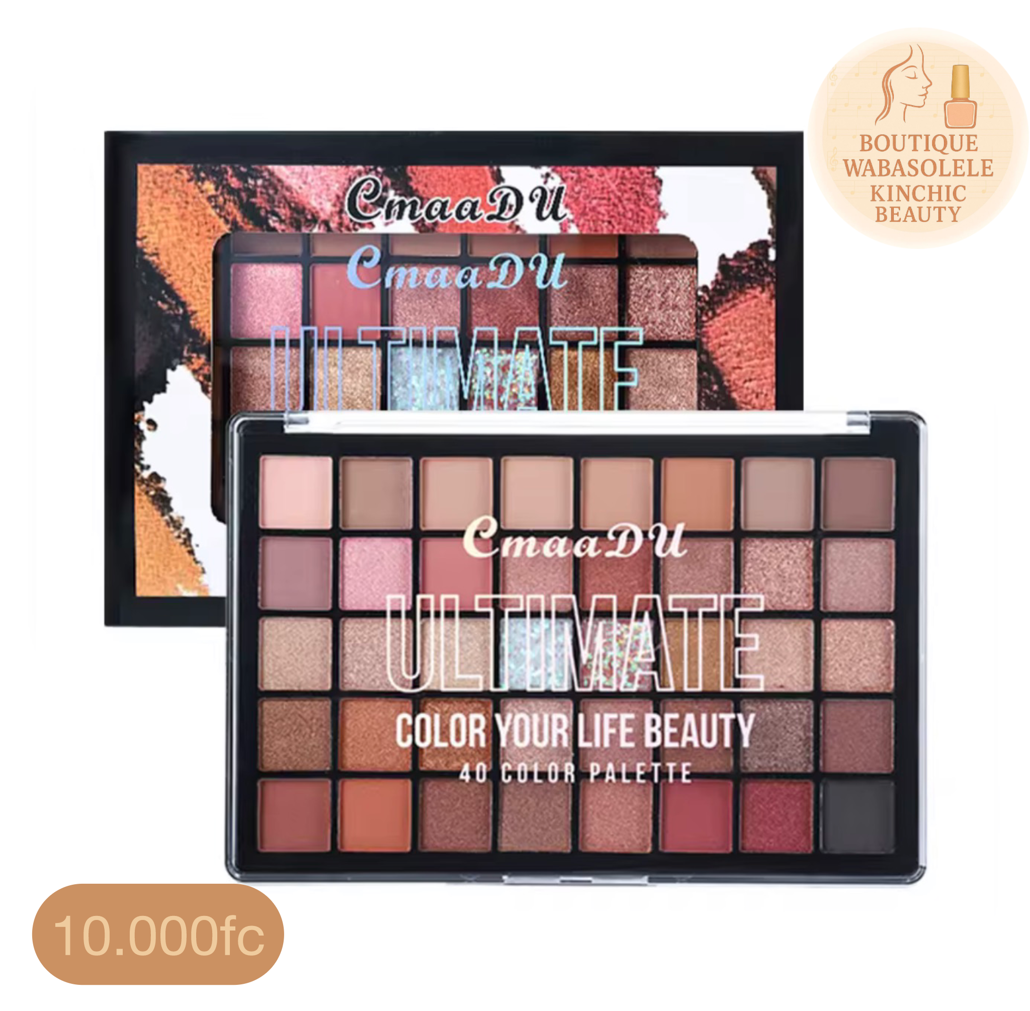 Palette de fards à paupières 40 couleurs