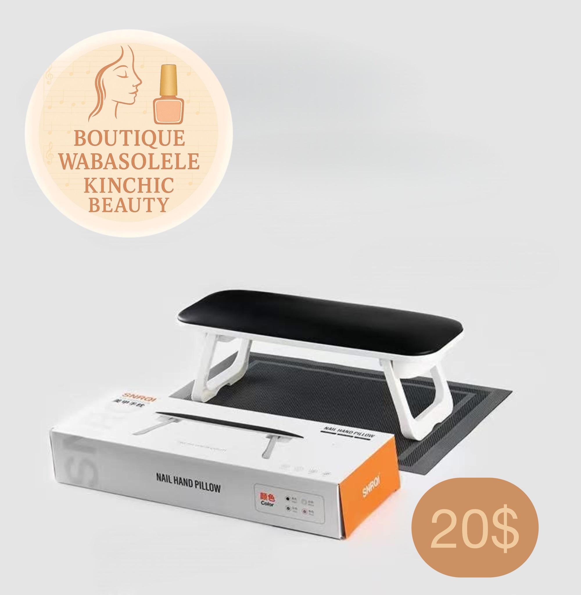 Coussin de main pour ongles