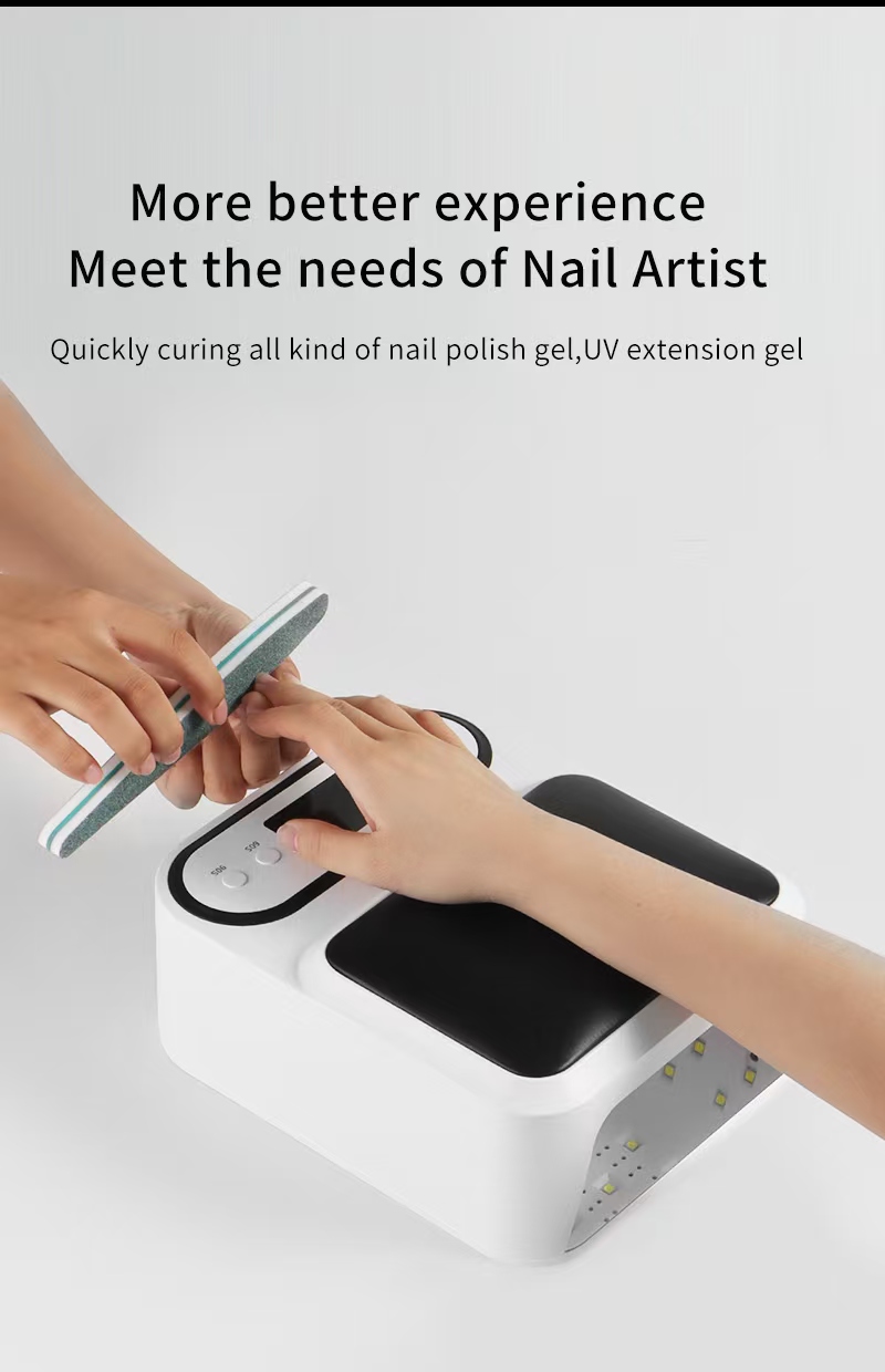 Lampe à ongles rechargeable avec coussin pour main