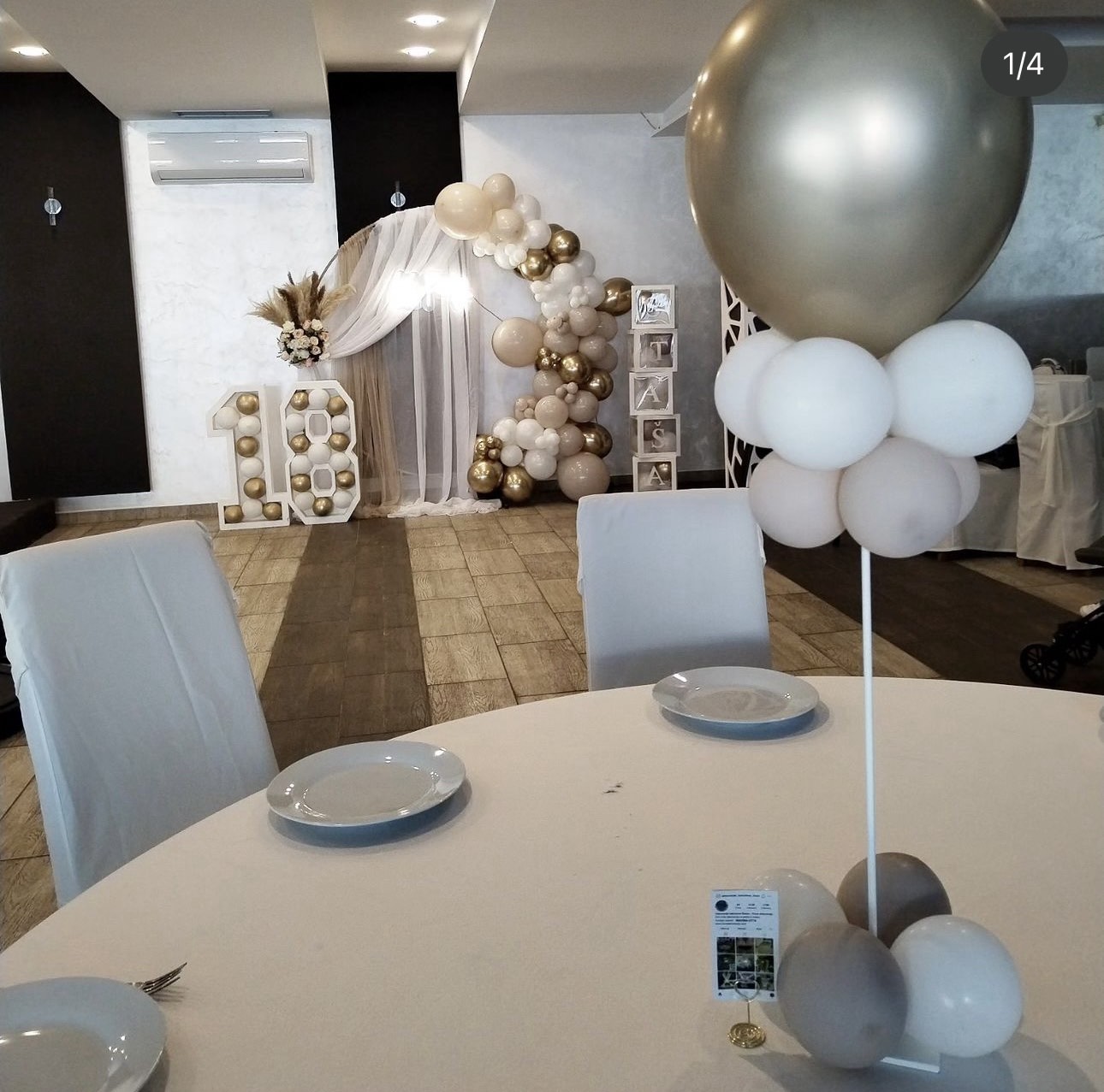 Dekoracije za rodjendane - Aranžman za sto 4