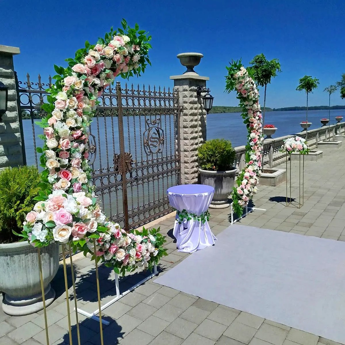 Dekoracije za venčanja - Pozadina za slikanje 2