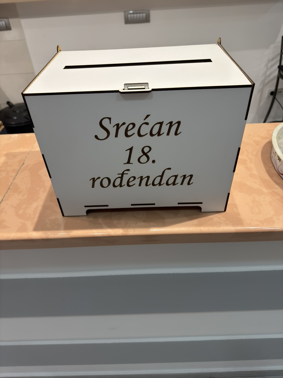 Dekoracije za rodjendane - Kutija za koverte 1