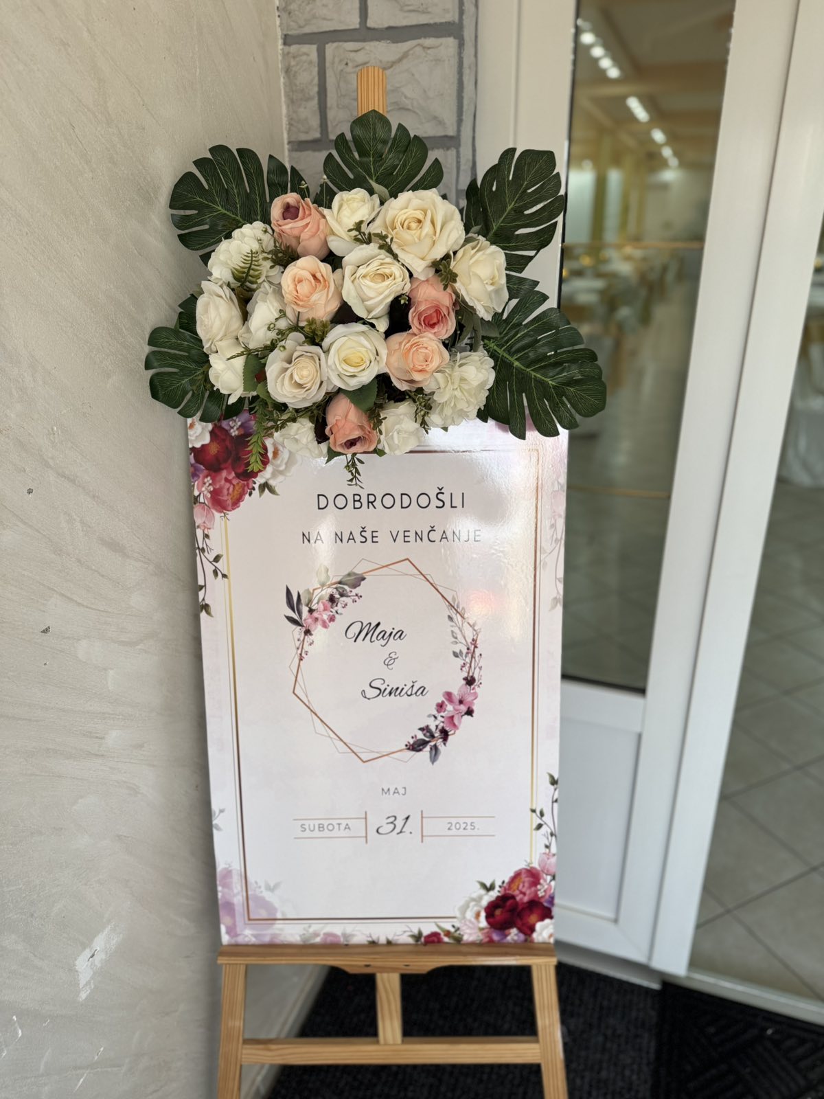 Dekoracije za venčanja - Tabla dobrodošlice 3