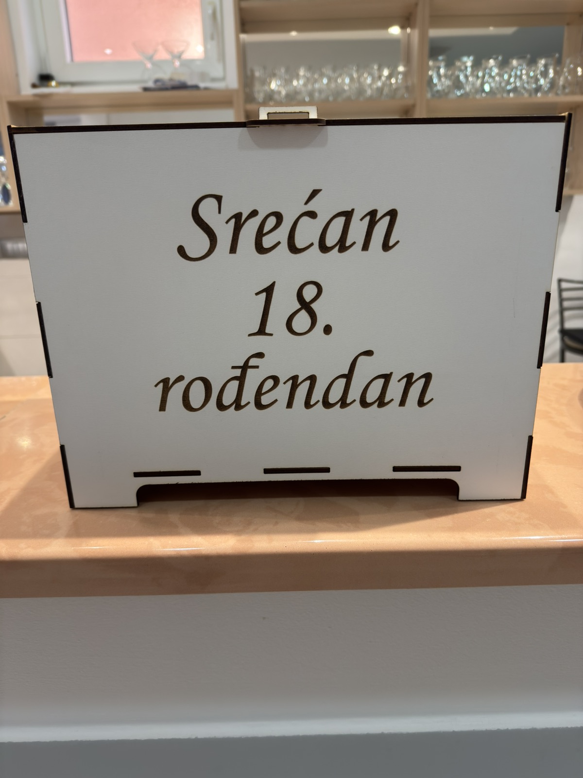 Dekoracije za rodjendane - Kutija za koverte 1