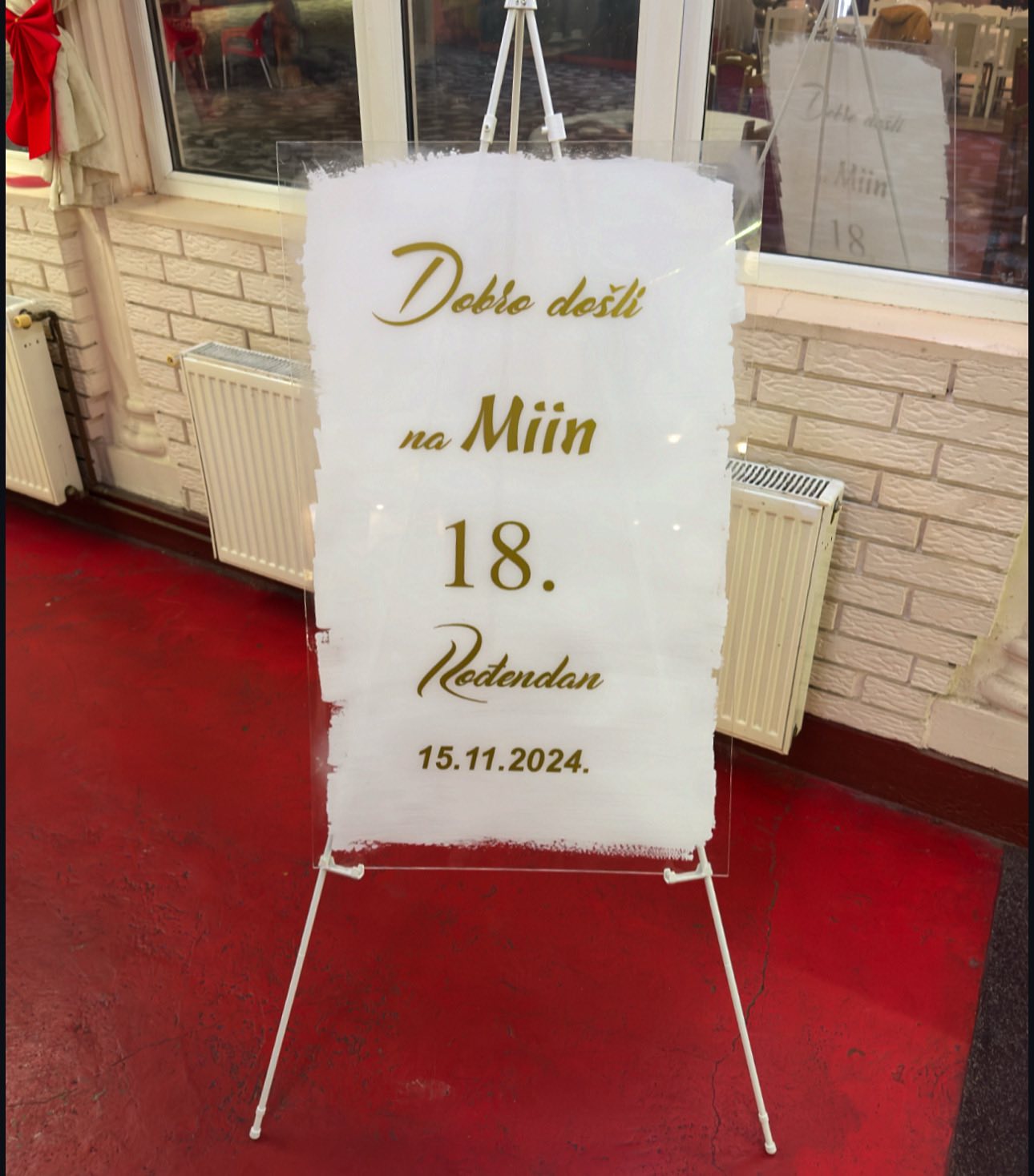 Dekoracije za rodjendane - Tabla dobrodošlice 5