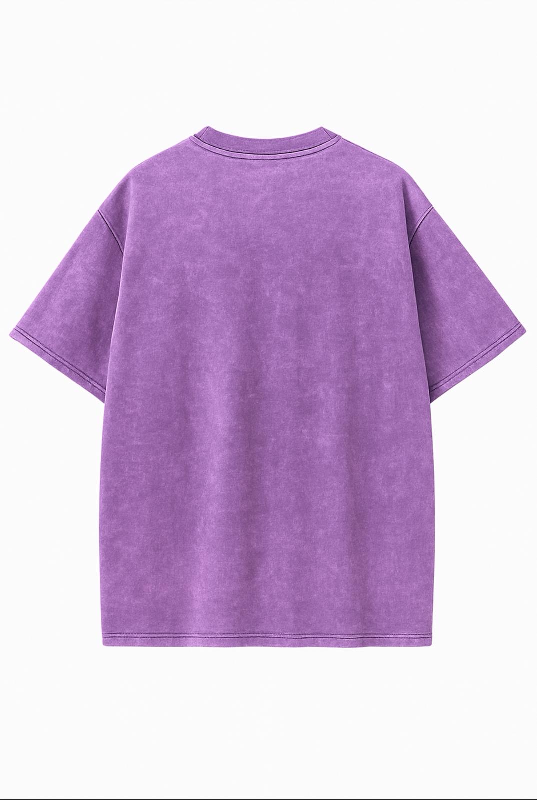 Camiseta worn purple