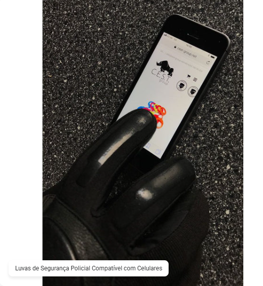 Luva de Proteção contra Corte de Toque e Faca