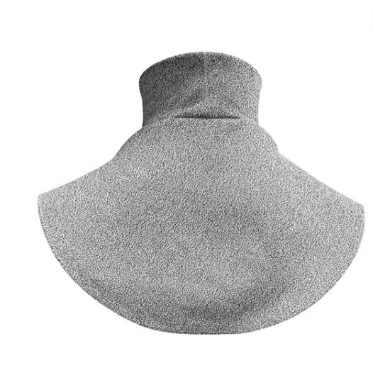 Proteção contra facadas com gola alta 