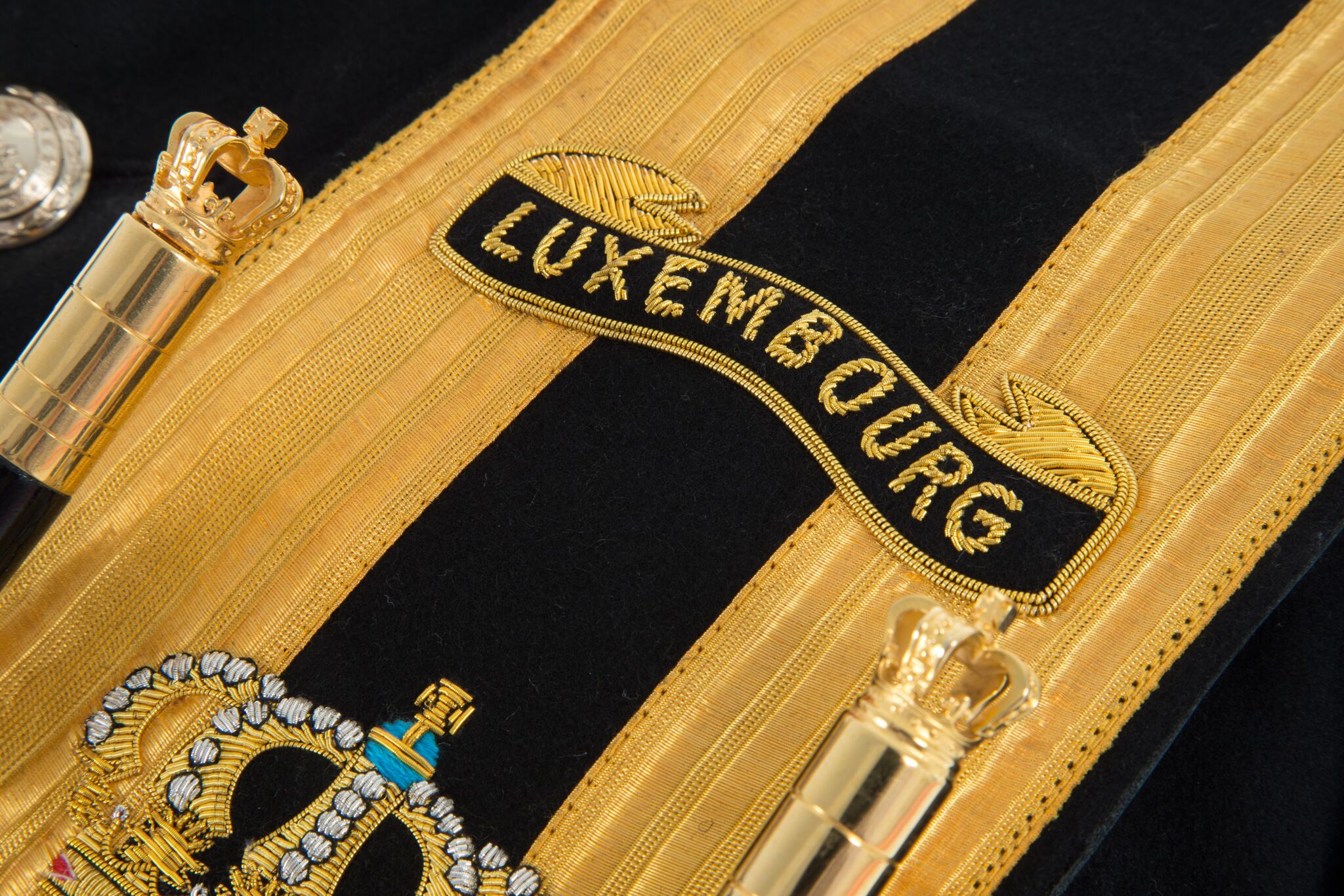 Drum & Pipe Major Blazer Custom Hand Made Embroidered Baldric Sash - 04