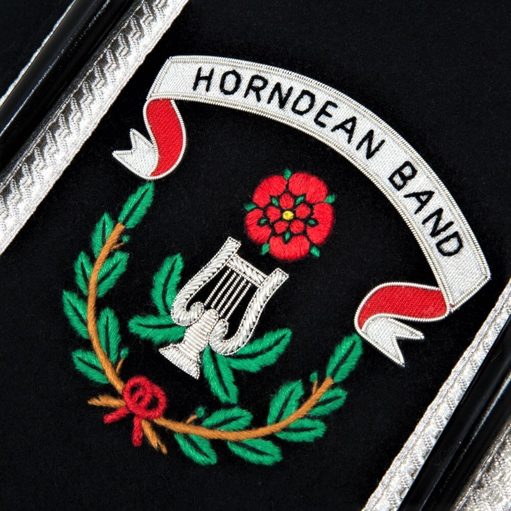 Drum & Pipe Major Blazer Custom Hand Made Embroidered Baldric Sash - 03