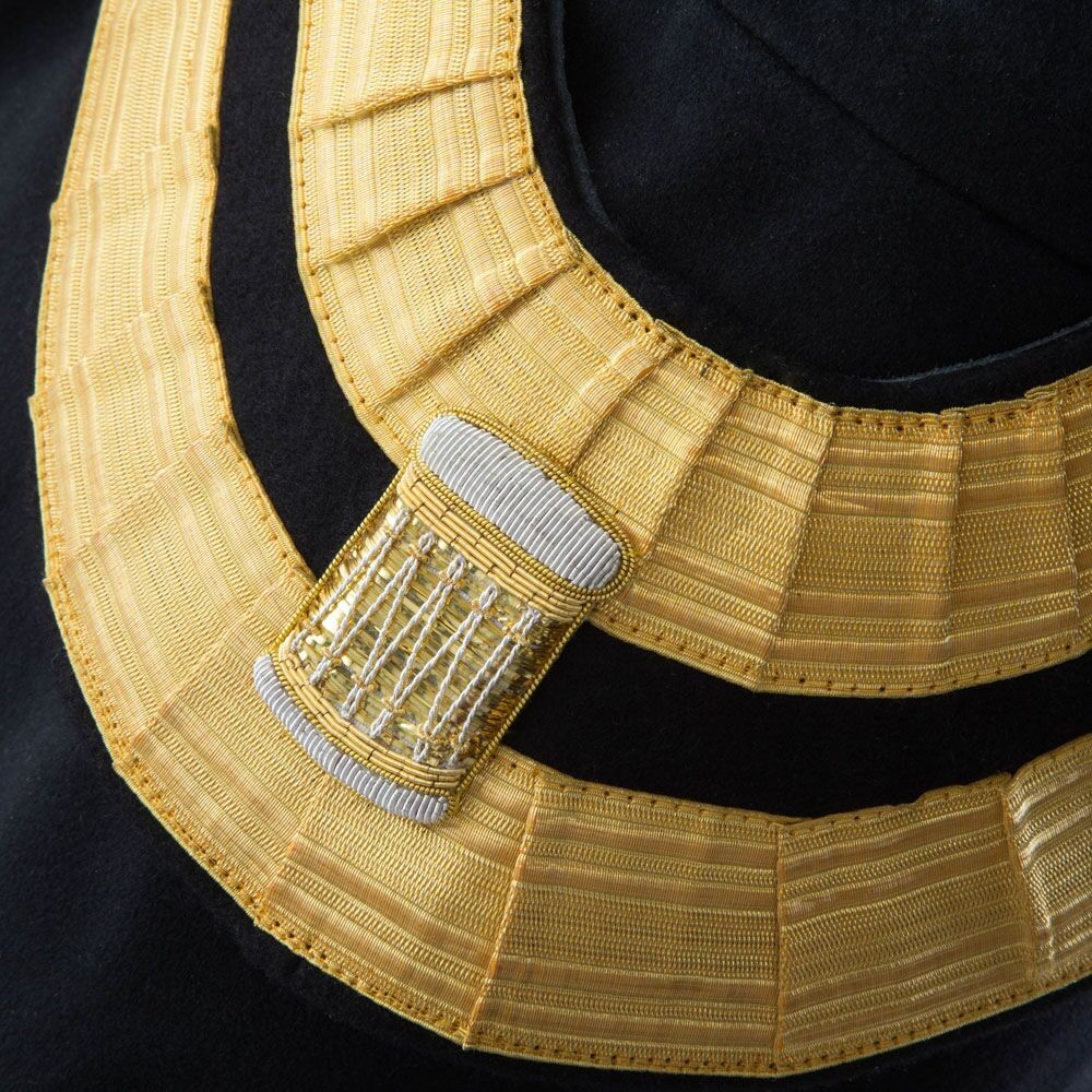 Drum & Pipe Major Blazer Custom Hand Made Embroidered Baldric Sash - 02