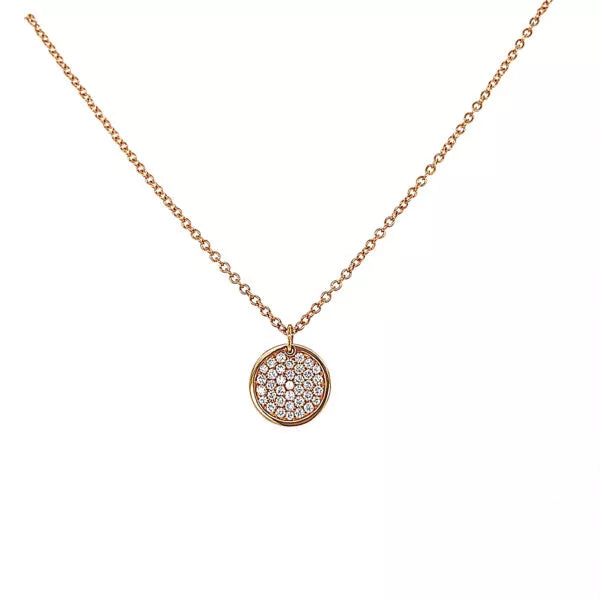 DIAMOND ROUND PENDANT