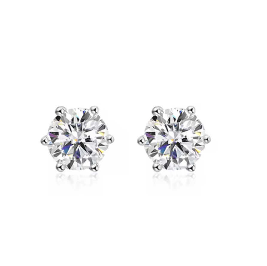 Moissanite Diamond Earrings