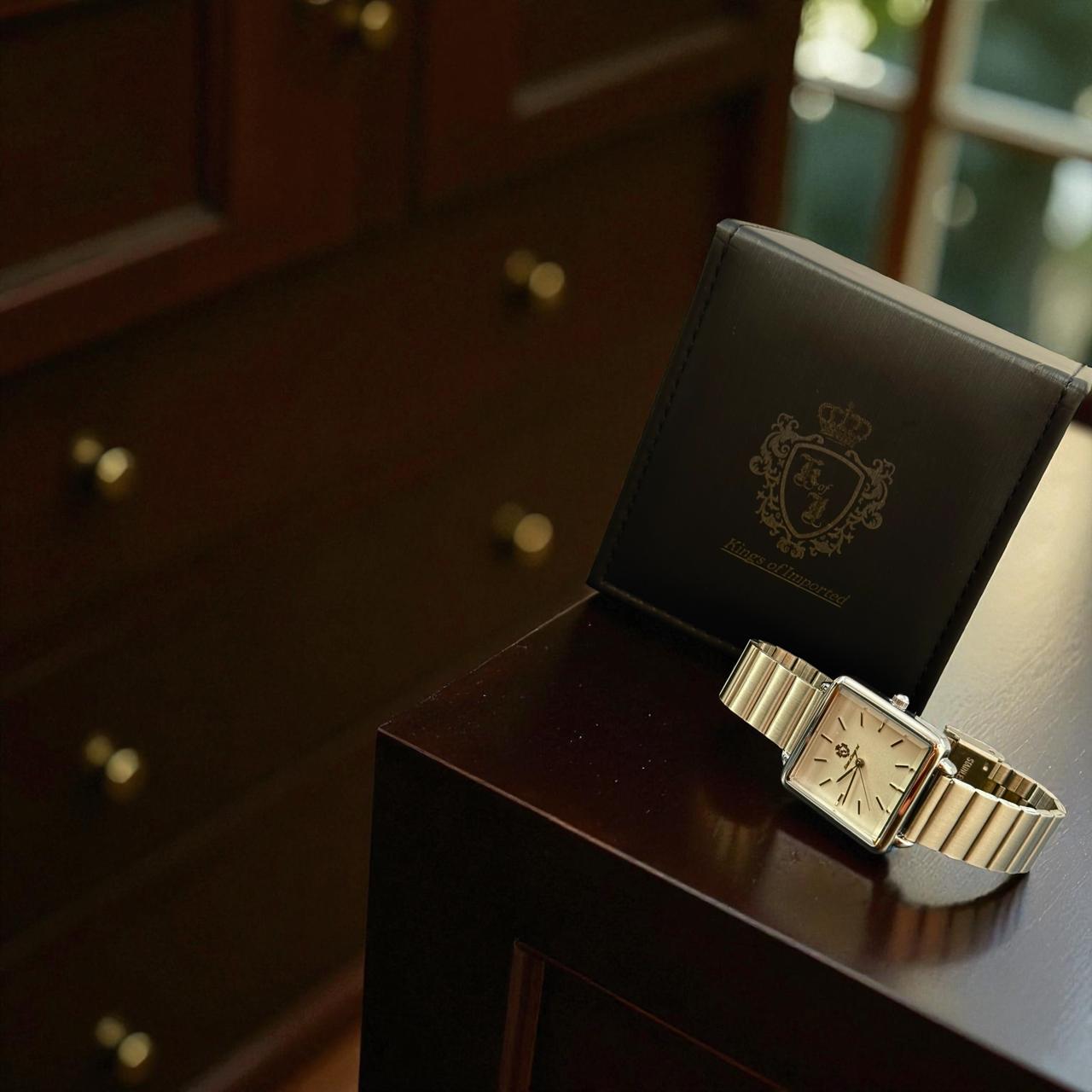 Relógio Kings of Imported - Quadrado Grey