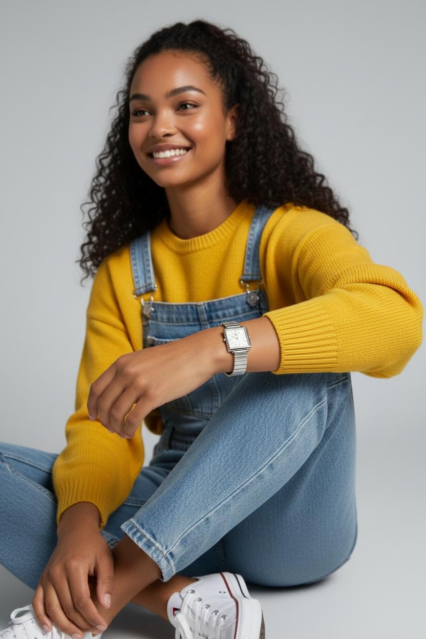 Relógio Kings of Imported - Quadrado Grey