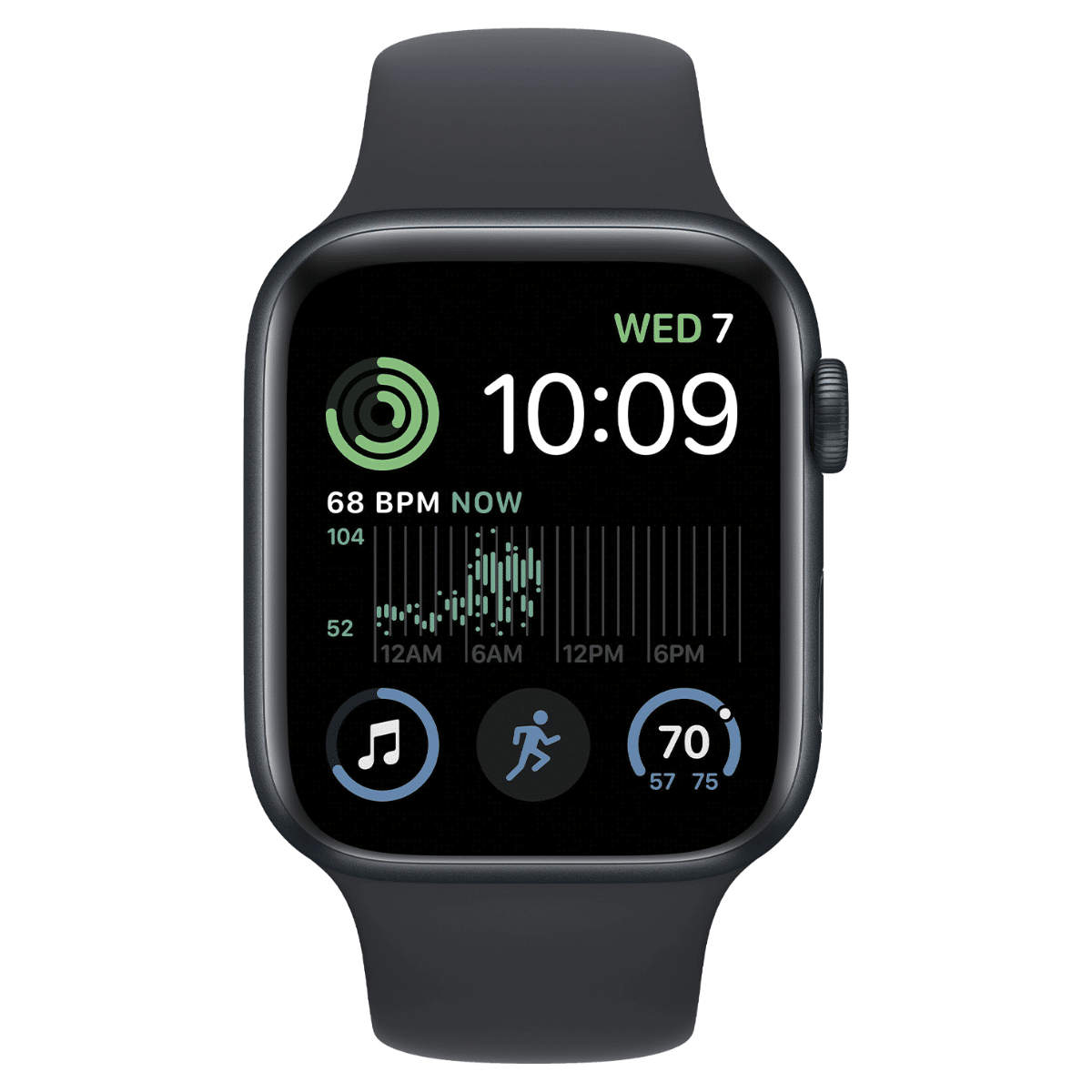 Apple Watch Series SE 2º Geracao 44 MM Cor: Preta (GPS)  