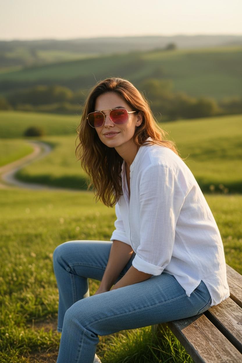 Óculos de Sol Kings Of Imported - Hexagonal rose.