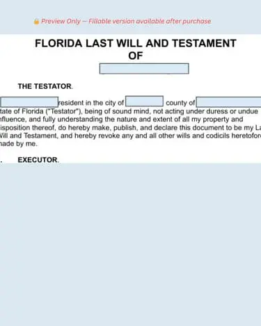 Last Will and Testament