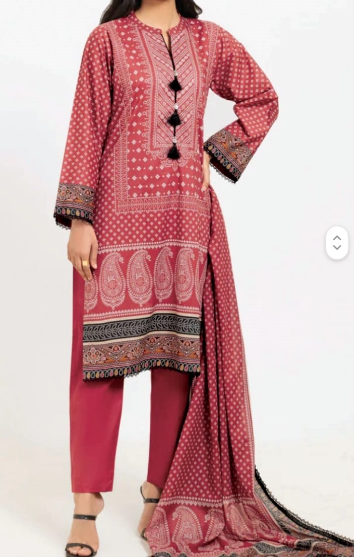 Summer Unstitched 3 PC Lawn Suit