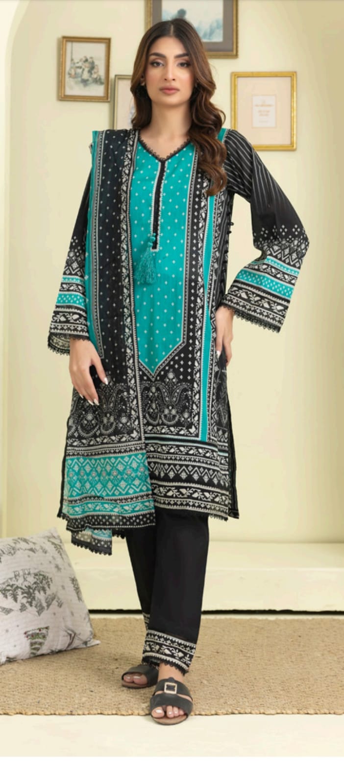 Summer Unstitched 3 PC Lawn Suit