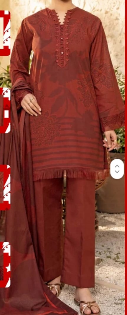 Summer Unstitched 3 PC Lawn Suit