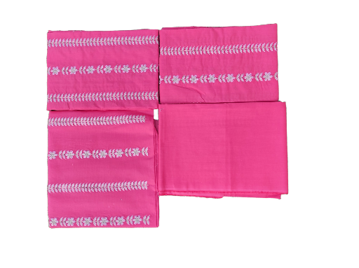 Pink Embroidered Suit