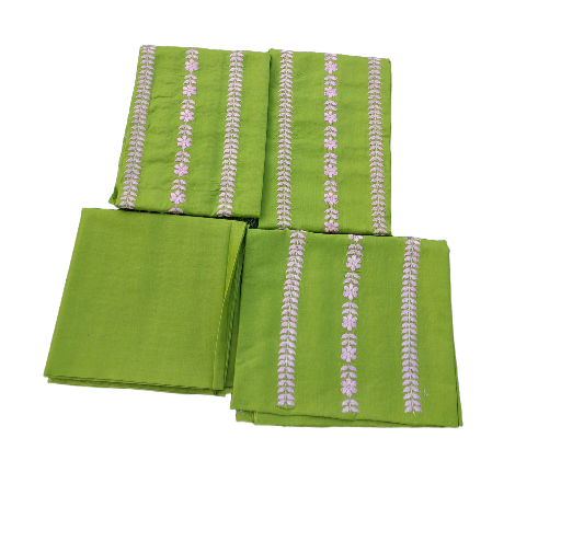 Green Embroidered Suit