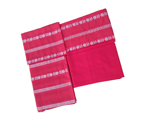 Pink Embroidered Suit