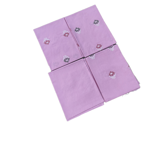 Purple Embroidered Suit