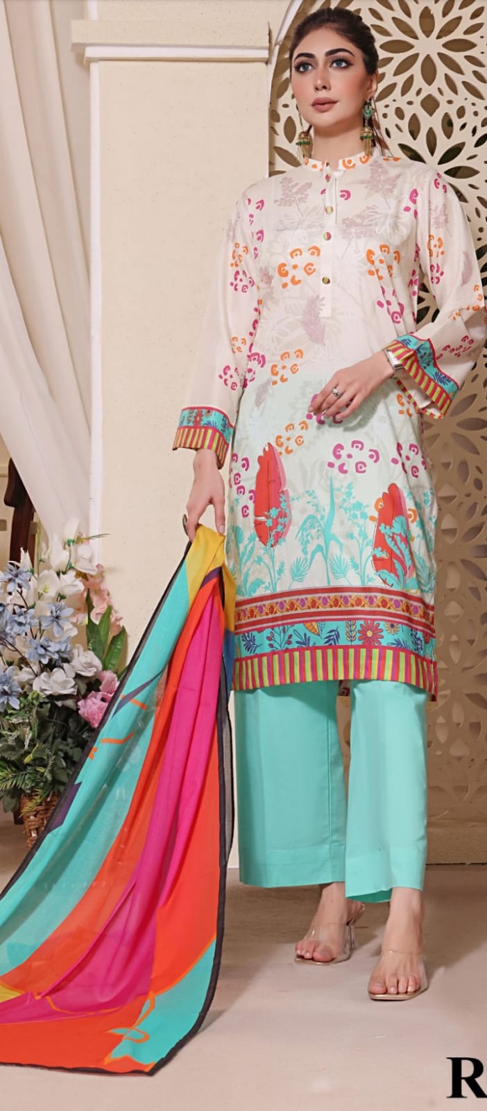 Summer Unstitched 3 PC Lawn Suit
