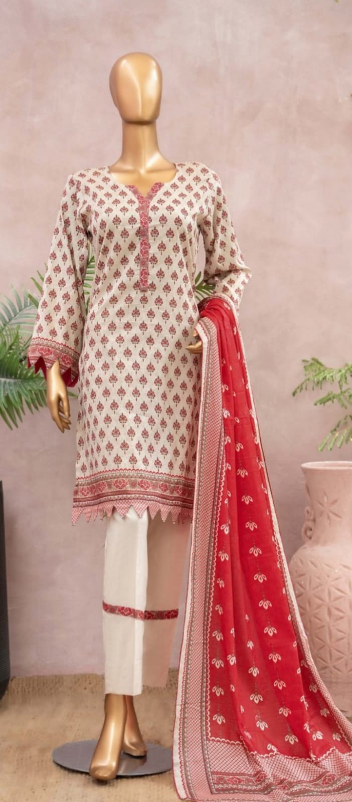Summer Unstitched 3 PC Lawn Suit