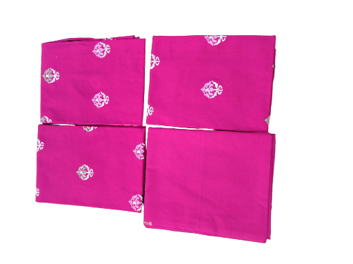 Pink Embroidered Suit