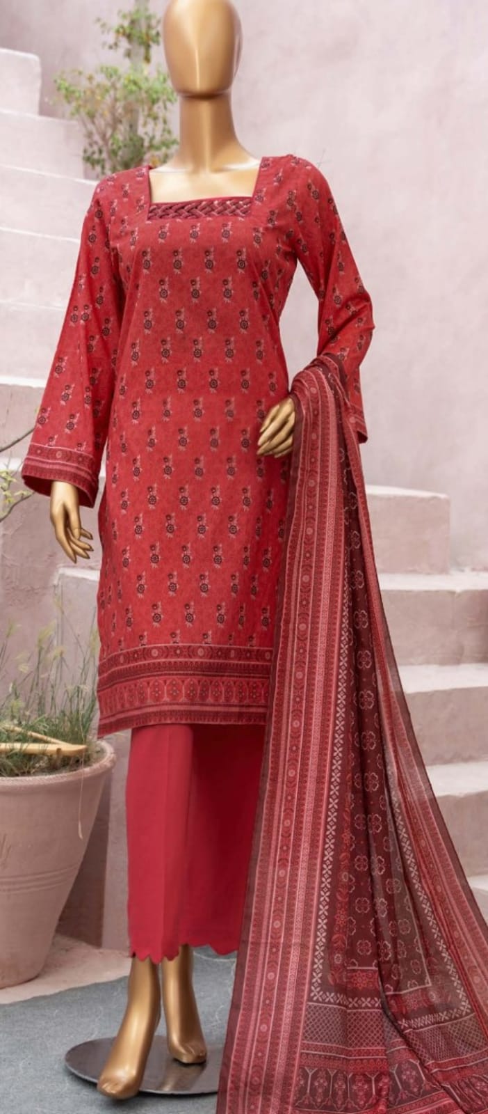 Summer Unstitched 3 PC Lawn Suit