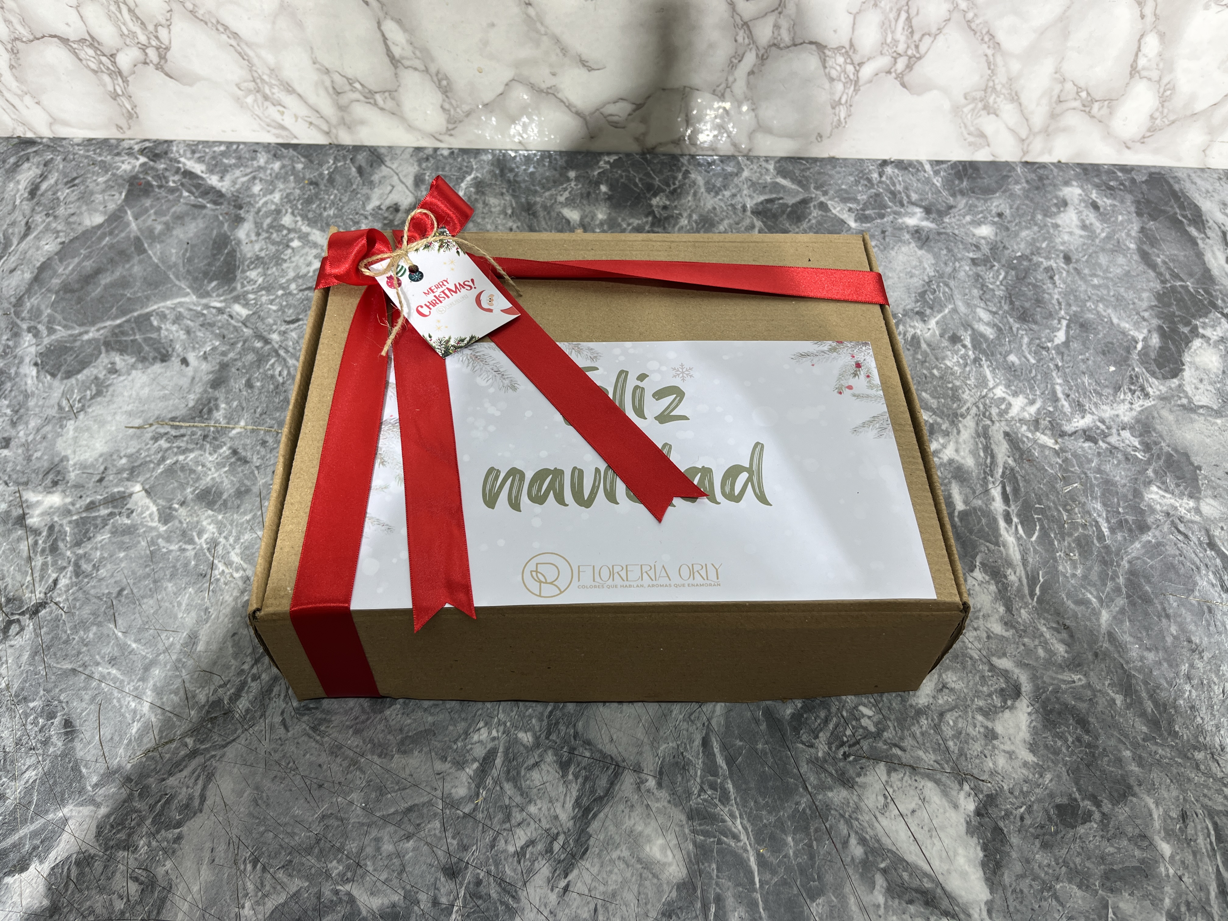 Caja Deseos Navideños - Florería Orly Pereira