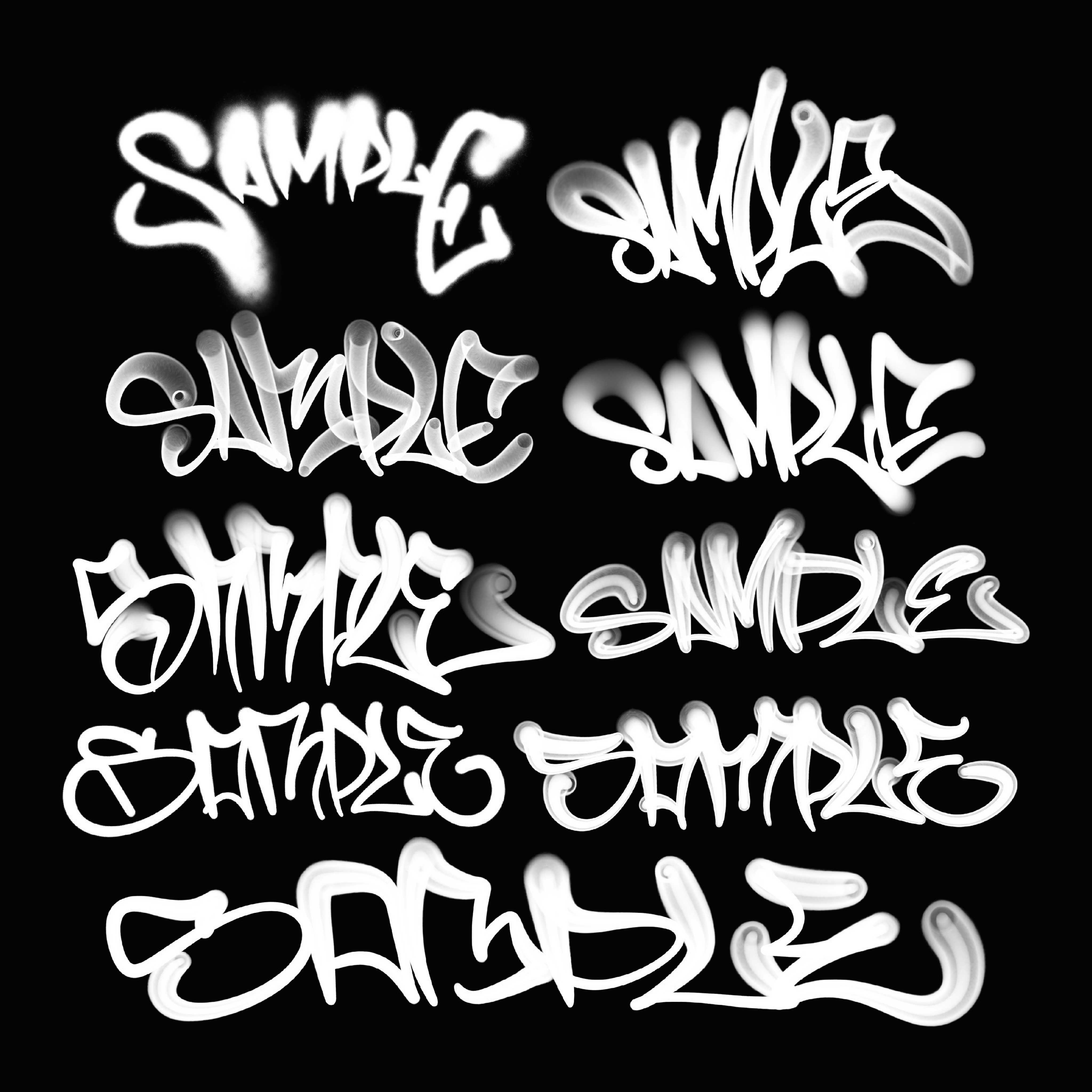 Graffiti Brush Pack: 18 Brush Types