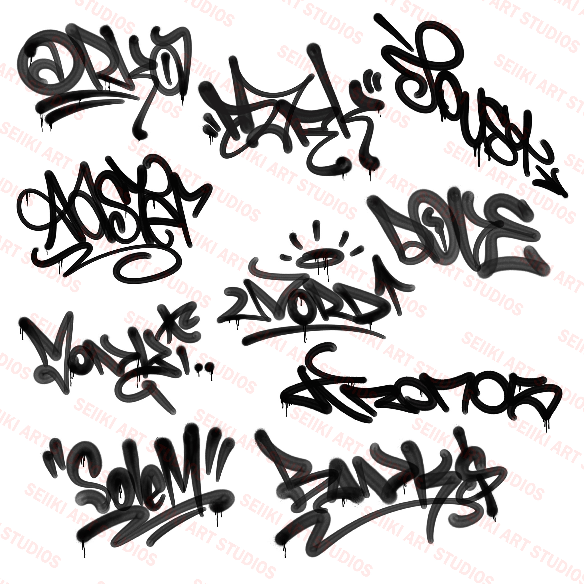 Graffiti Tags: 30 Pack