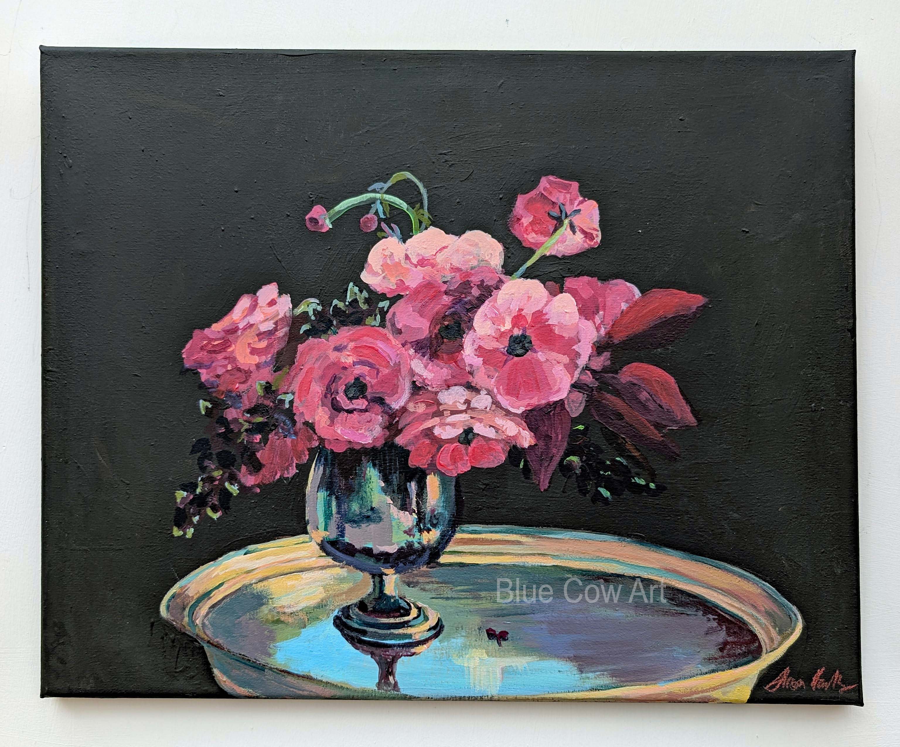 Floral Still Life Art Painting