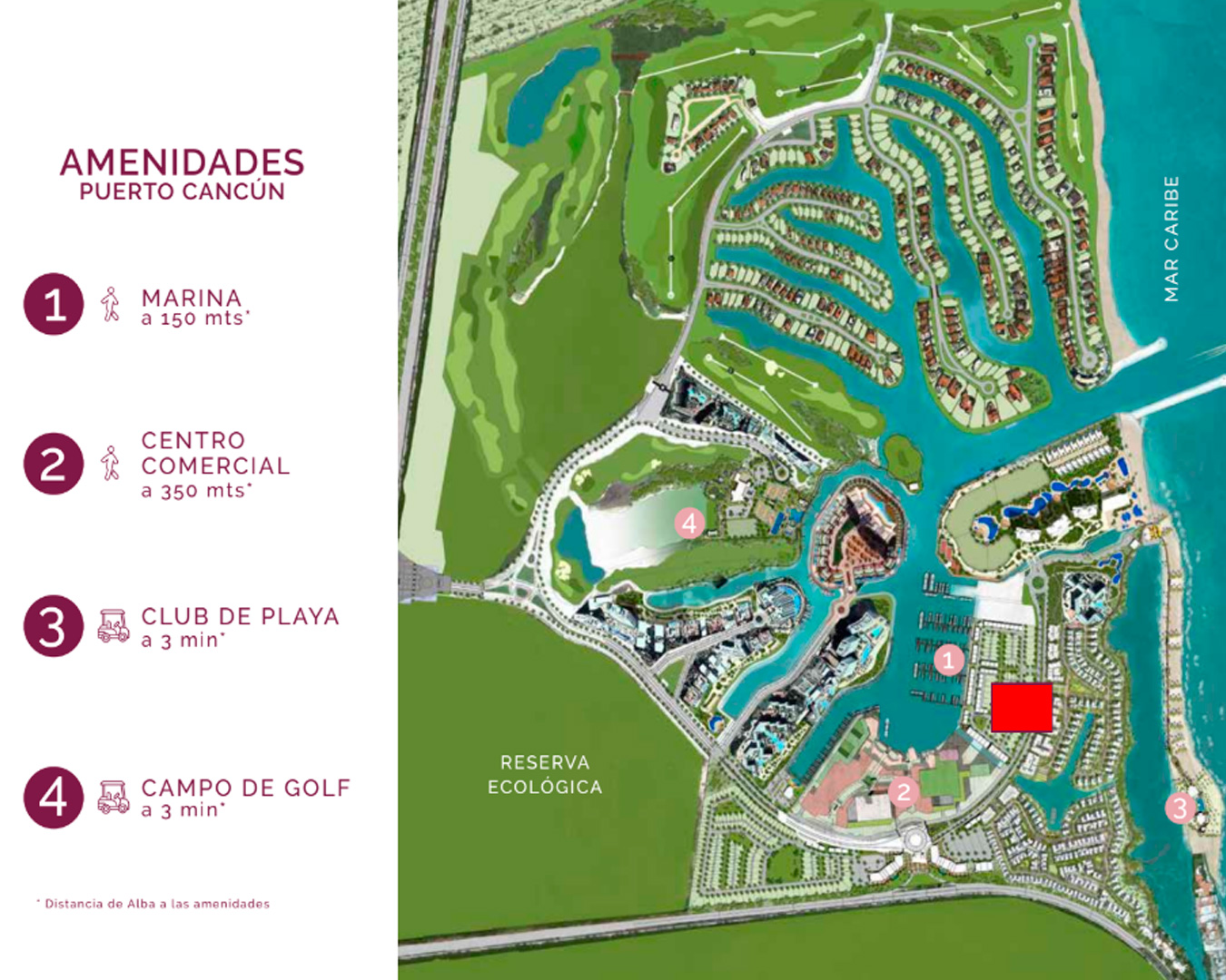 Departamento de lujo en Puerto Cancún