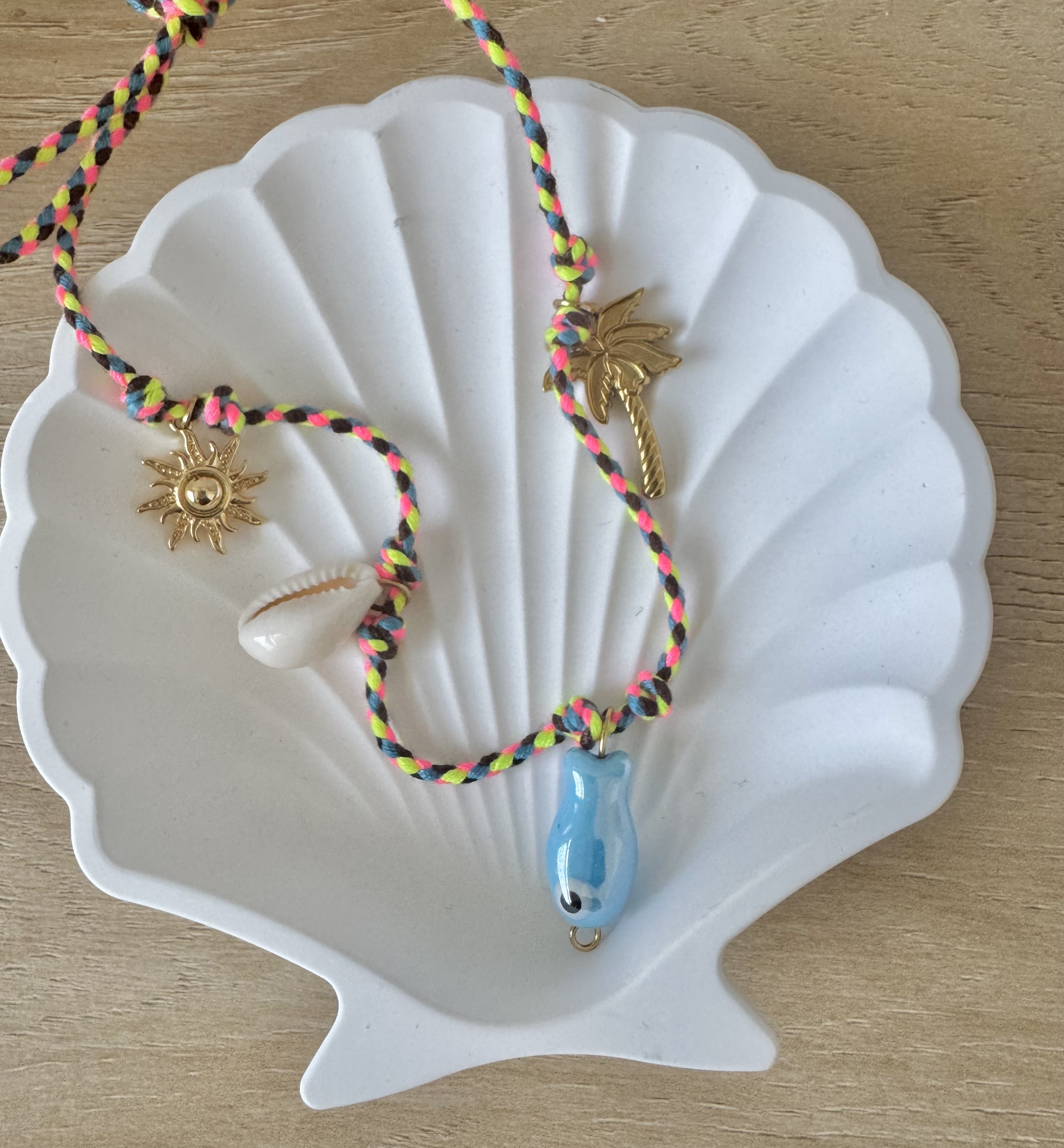 Boho Summer Charm Necklace