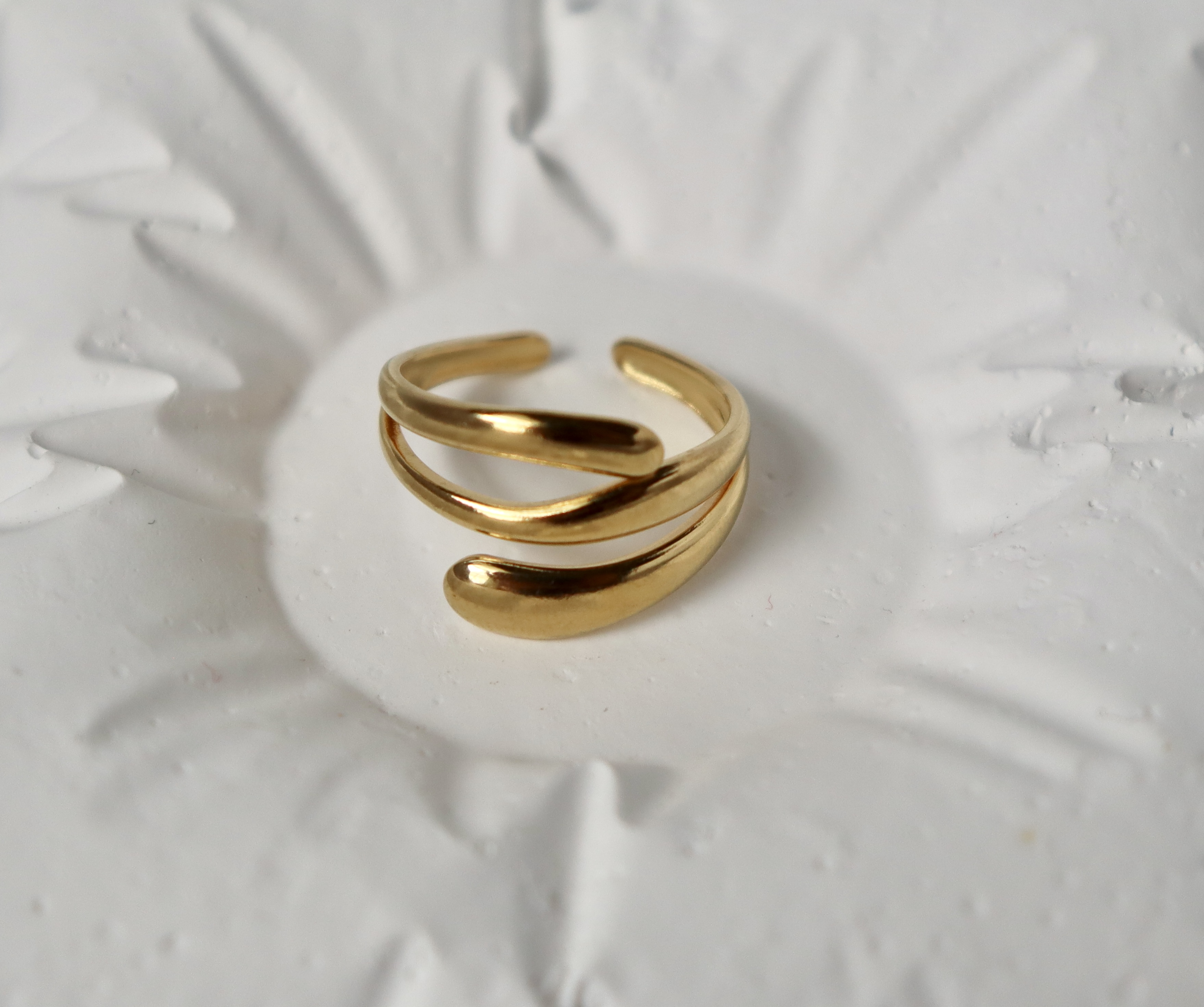 Gold Open Band Ring