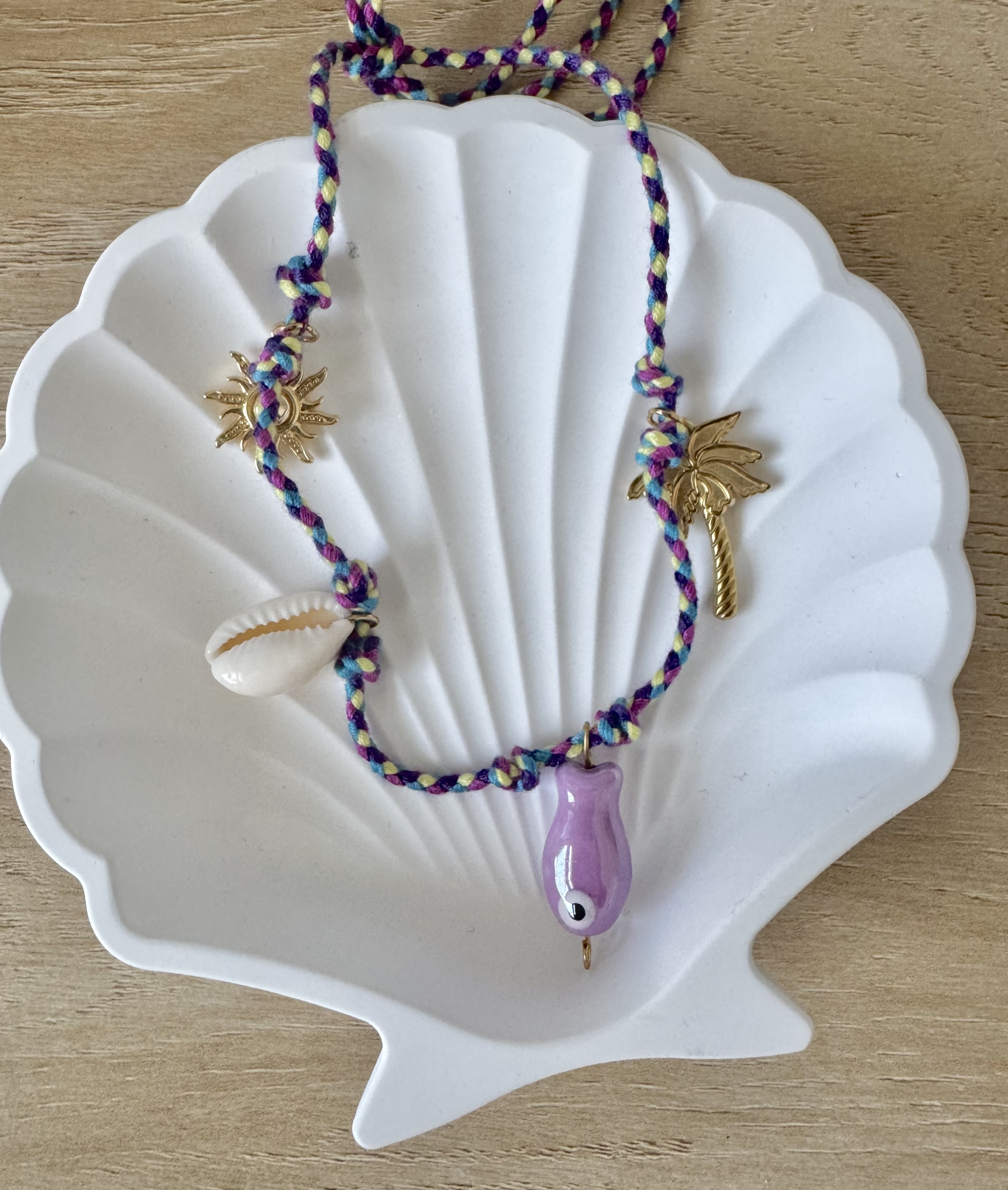 Boho Summer Charm Necklace