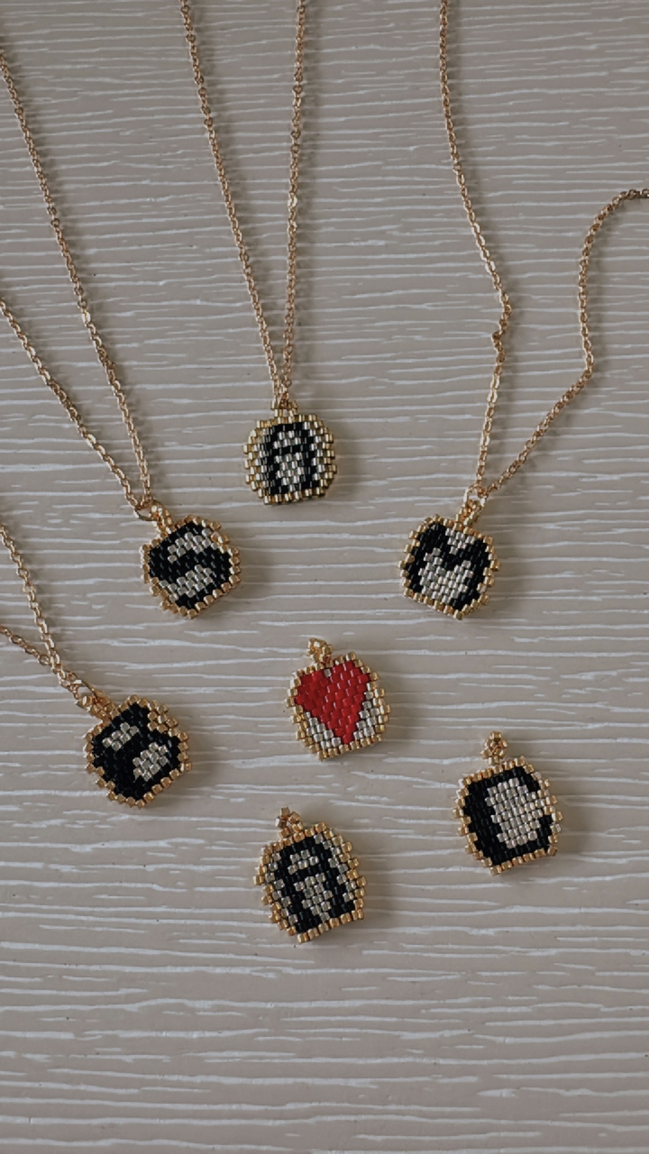 Beaded Initial Necklace