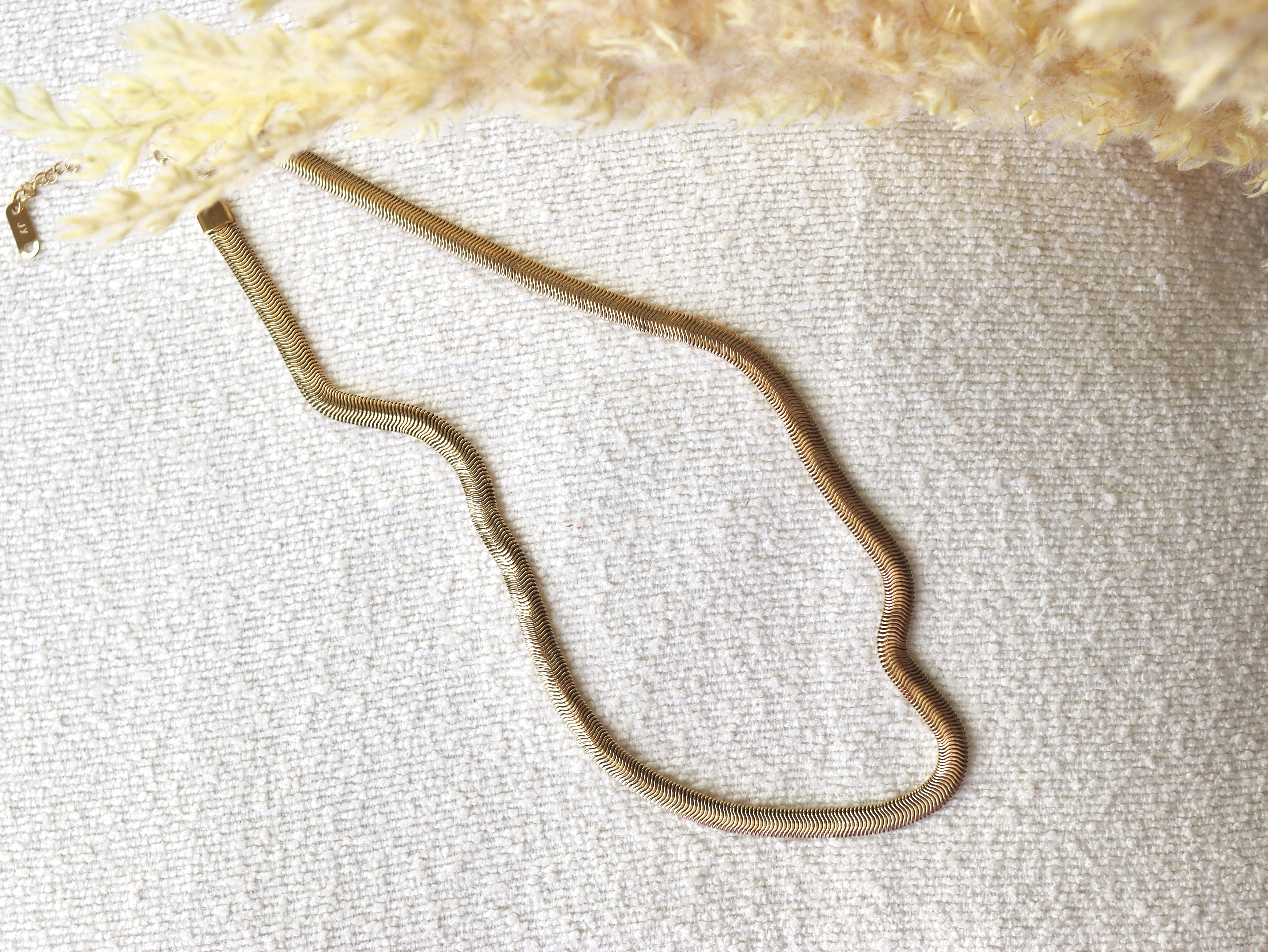 Gold Snake Chain Necklace