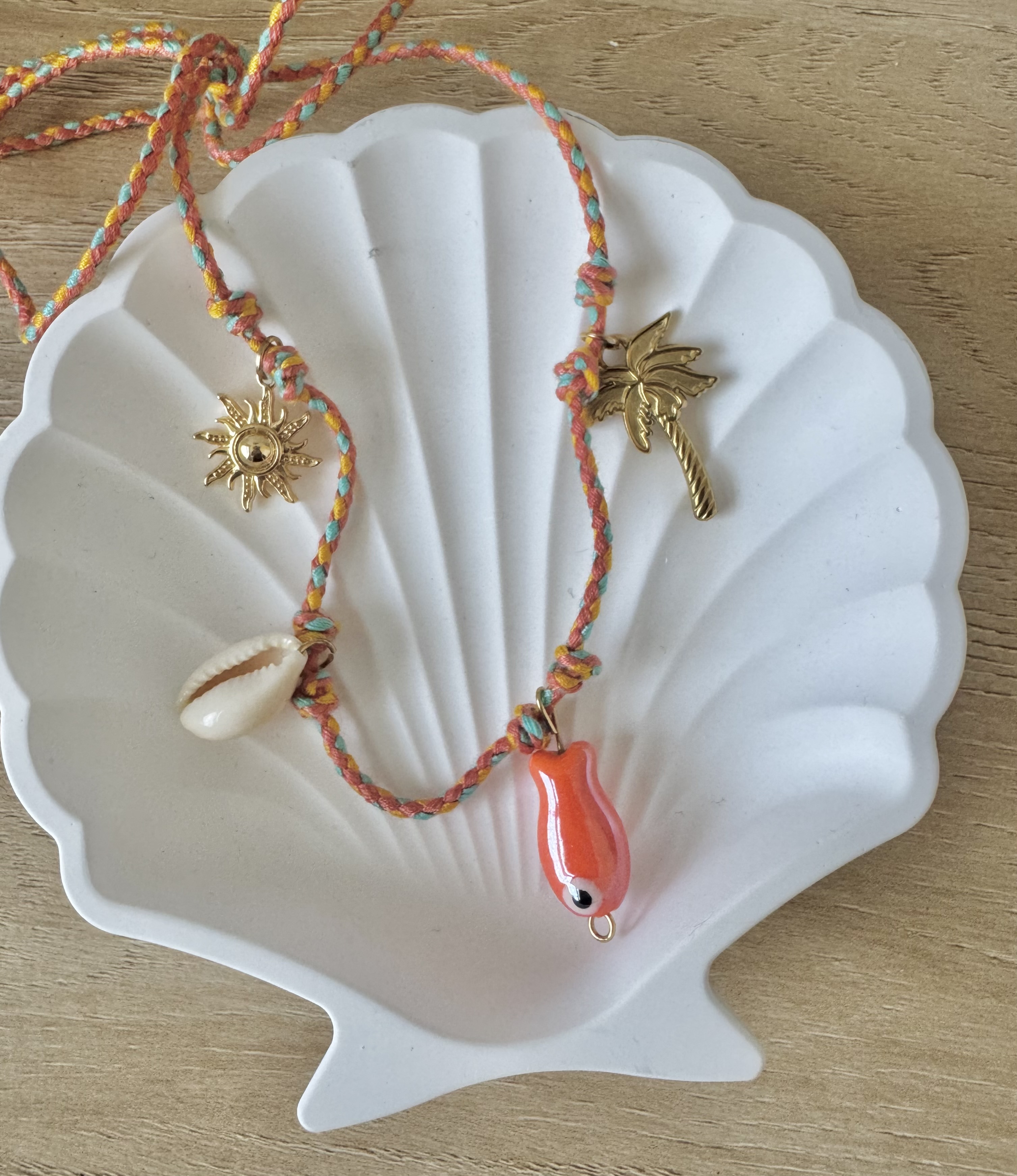 Boho Summer Charm Necklace