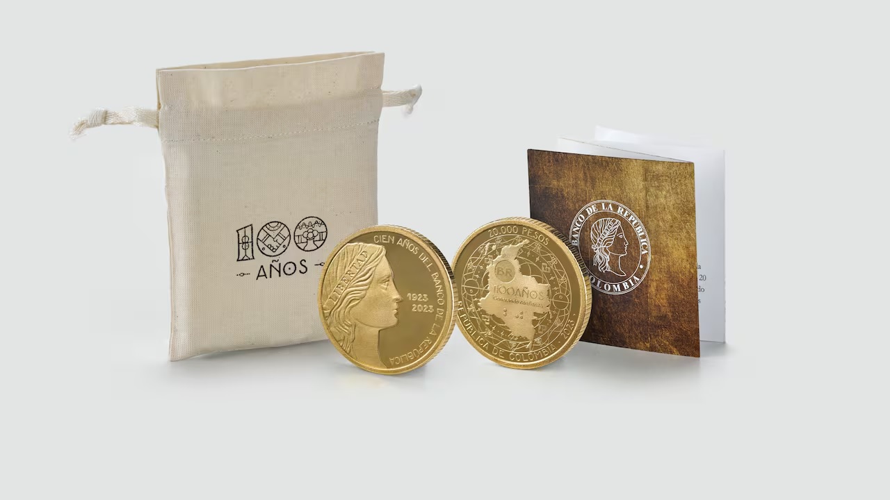 Moneda Conmemorativa 100 Años Del Banco De La República